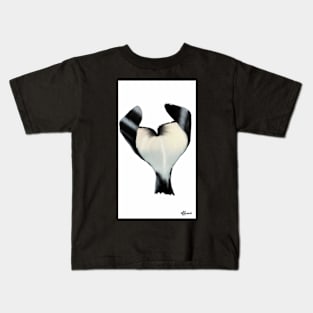 Male Orca Fluke Kids T-Shirt